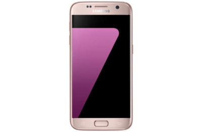 Sim Free Samsung Galaxy S7 Mobile Phone - Pink Gold.